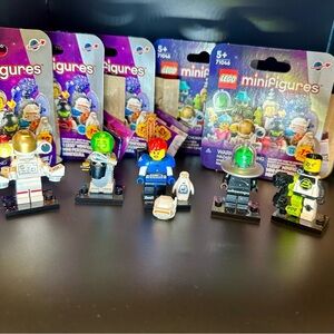 LEGO Minifigures Series 26 Space (71046) – 5 Opened Figures w/ Original Boxes